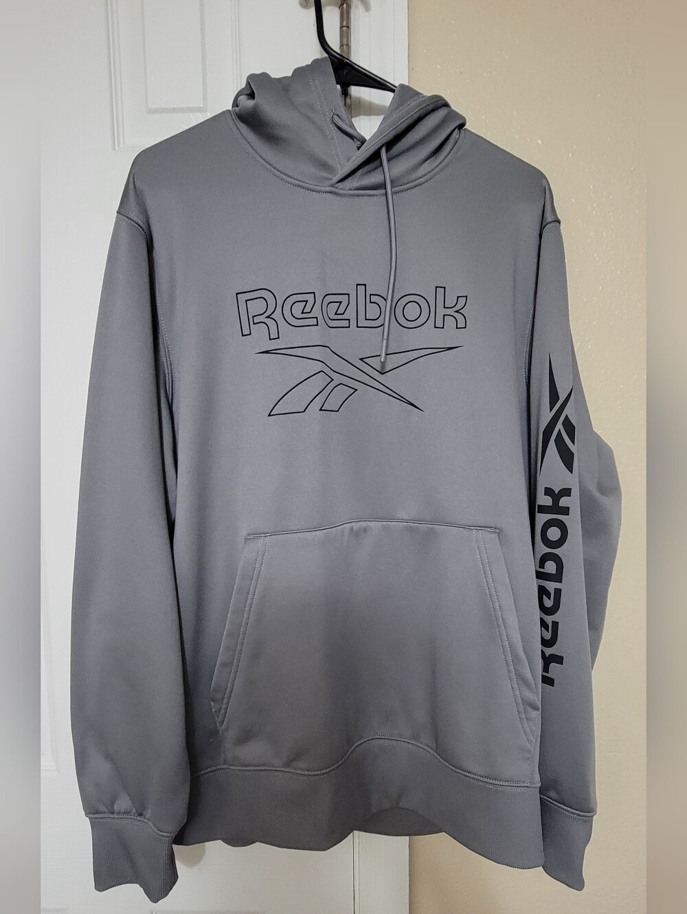 Reebok Gray Logo Hoodie